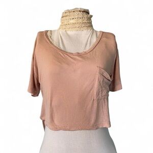 Mono B Blush Crop Top